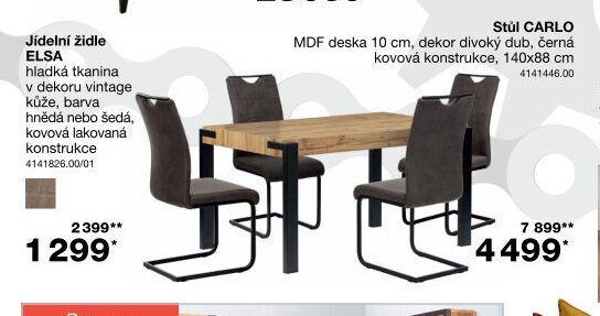 Jídelní židle ELSA