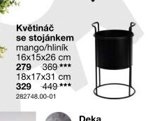 Květináč se stojánkem