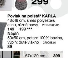 Povlak na polštář KARLA