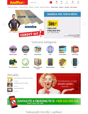 akční leták bauMax 9.8.2023-15.8.2023