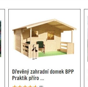 Dřevěný zahradní domek BPP Praktik příro