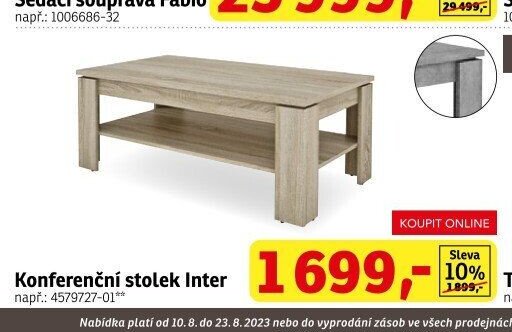 Konferenční stolek Inter