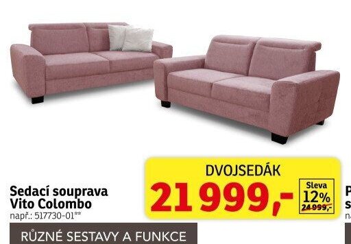 Sedací souprava Vito Colombo
