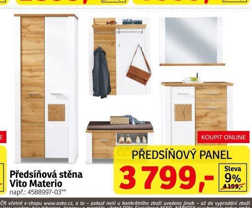 Předsíňová stěna Vito Materio