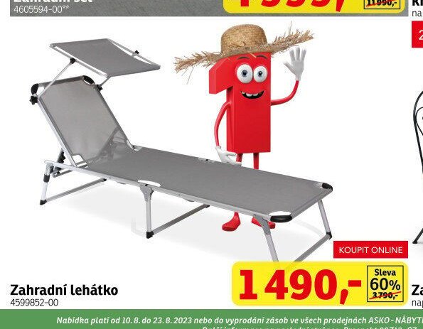 Zahradní lehátko