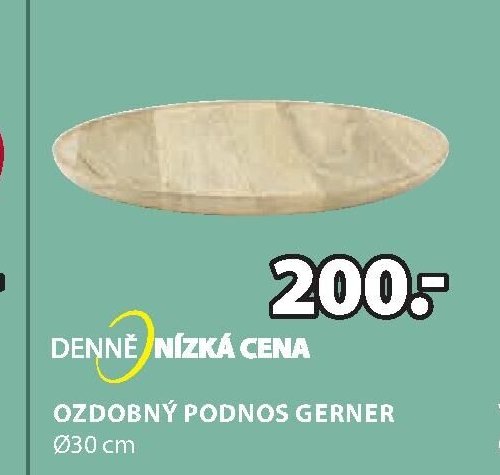 OZDOBNÝ PODNOS GERNER