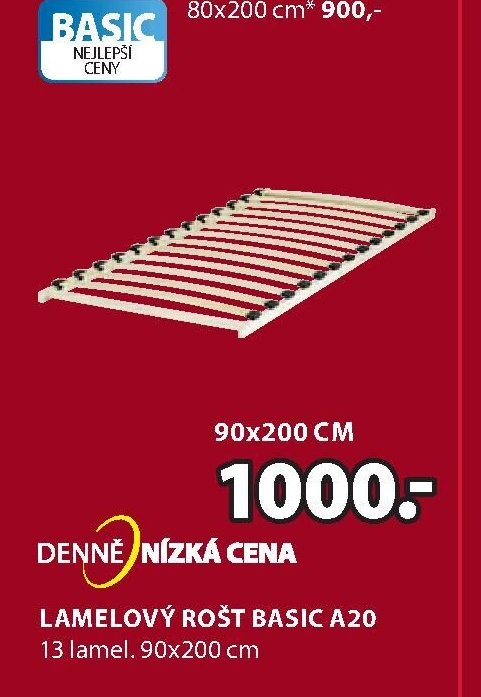 LAMELOVÝ ROŠT BASIC A20