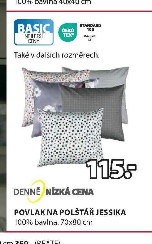 Povlak na polštář JESSIKA