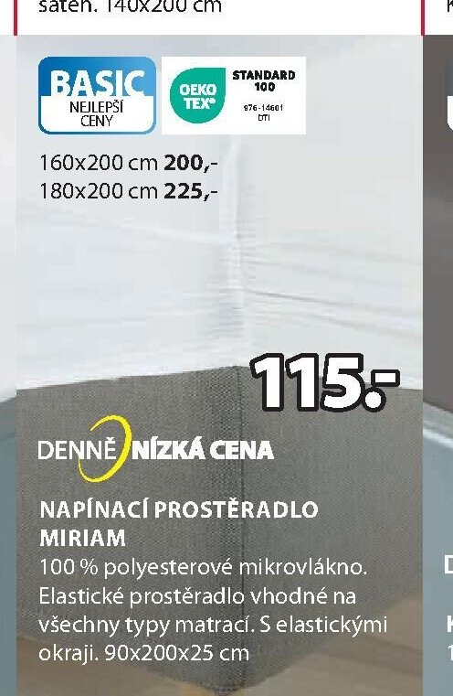 Napínací prostěradlo MIRIAM