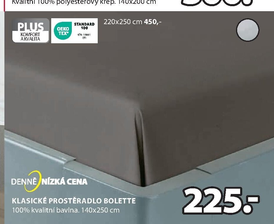 Klasické prostěradlo BOLETTE