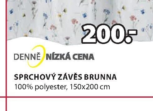 SPRCHOVÝ ZÁVĚS BRUNNA