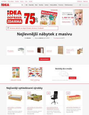 akční leták IDEA nábytek 15.8.2023-21.8.2023