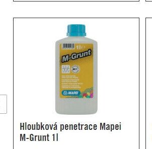 Hloubková penetrace Mapei M-Grunt 1 l