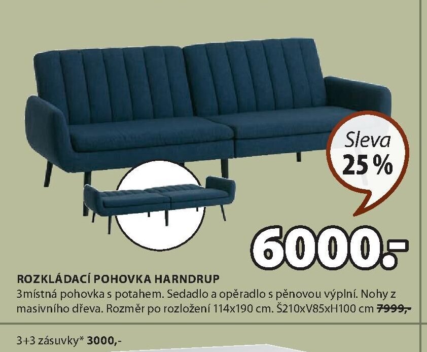 ROZKLÁDACÍ POHOVKA HARNDRUP