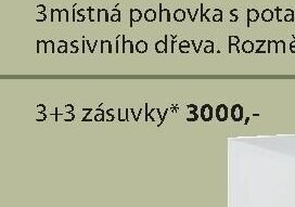 3+3 zásuvky