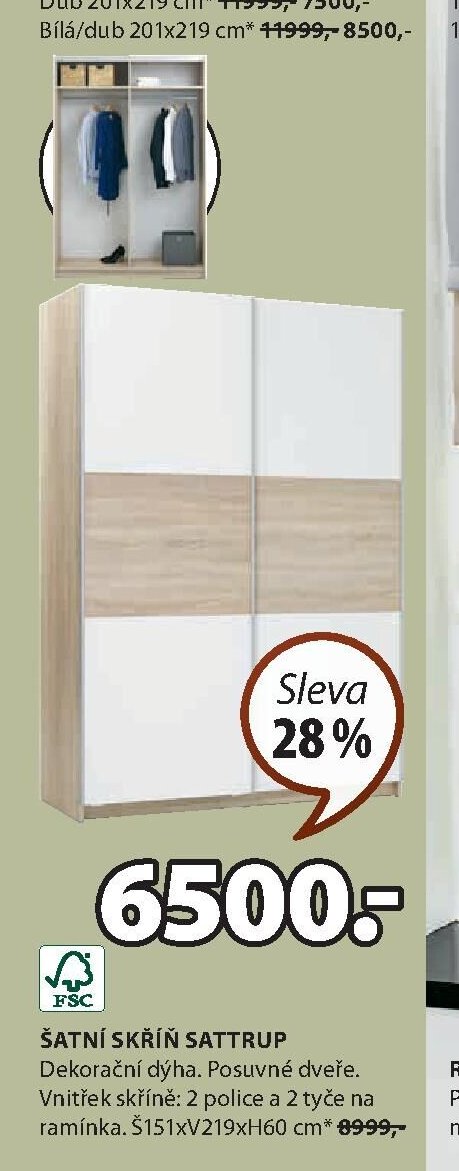 ŠATNÍ SKŘÍŇ SATTRUP
