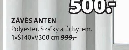 ZÁVĚS ANTEN