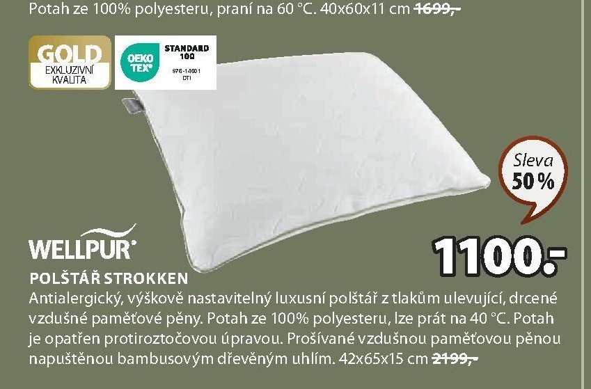 Polštář STROKKEN