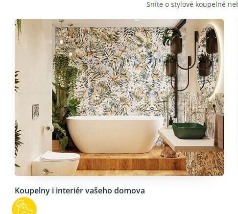 Koupelny a interiér vašeho domova