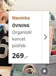 ÖVNING Organizér kancel. potřeb