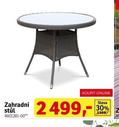 Zahradní stůl