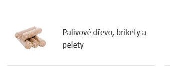 Palivové dřevo, brikety a pelety