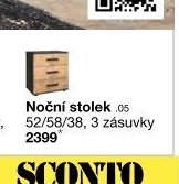Noční stolek 52/58/38