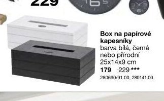 Box na papírové kapesníky