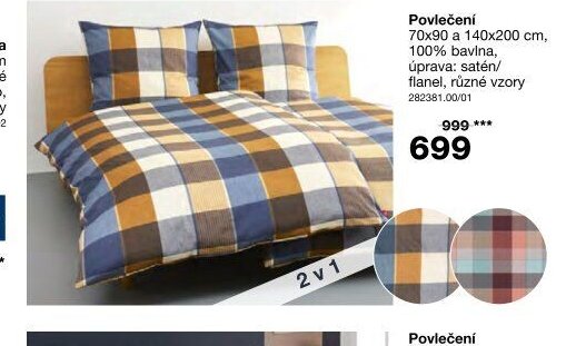 Přikrývka s metalickým potiskem