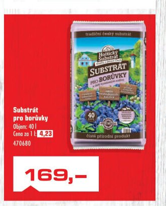 Substrát pro borůvky