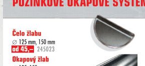 Čelo žlabu