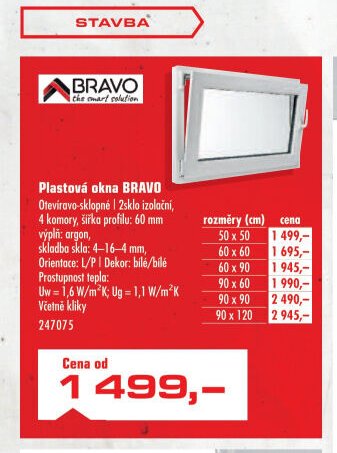 Plastová okna BRAVO