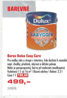 Barva Dulux Easy Care