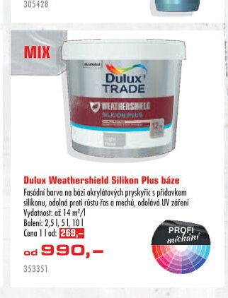 Dulux Weathershield Silikon Plus báze