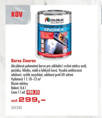 Barva Zinorex
