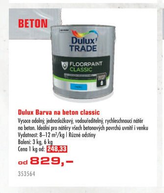 Dulux Barva na beton classic