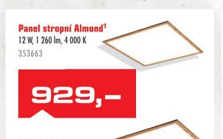 Panel stropní Almond