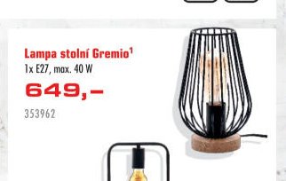Lampa stolní Gremio