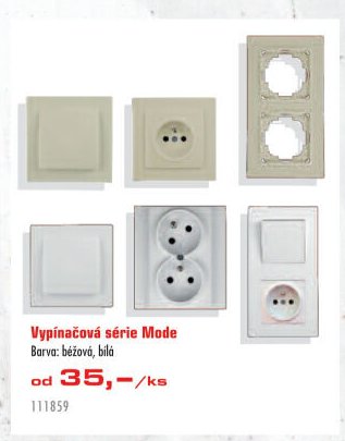 Vypínačová série Mode