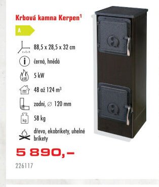 Krbová kamna Kerpen