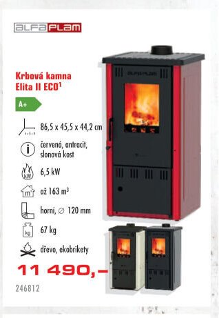 Krbová kamna Elita II ECO