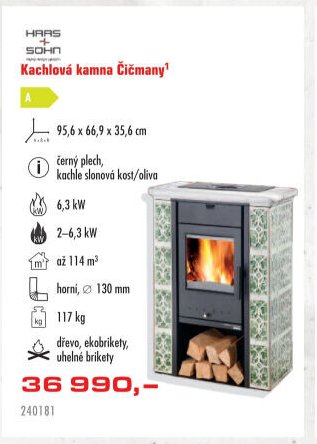 Kachlová kamna Čičmany