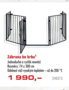 Zábrana ke krbu