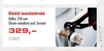 Kleště instalatérské