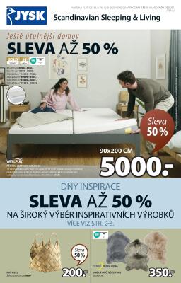 akční leták Jysk 30.8.2023-12.9.2023