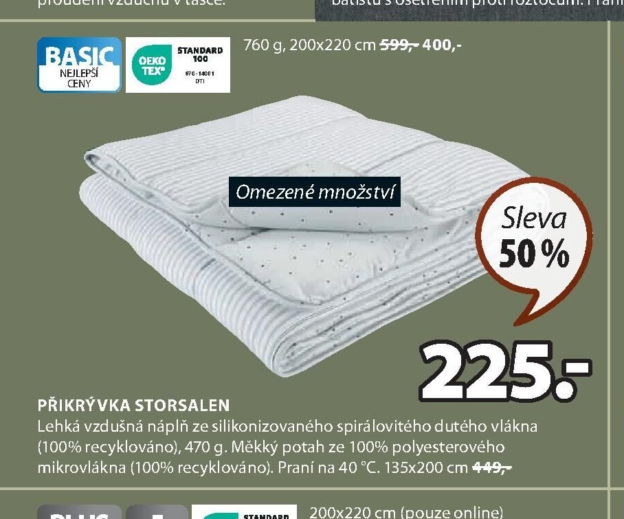 Přikrývka Storsalen