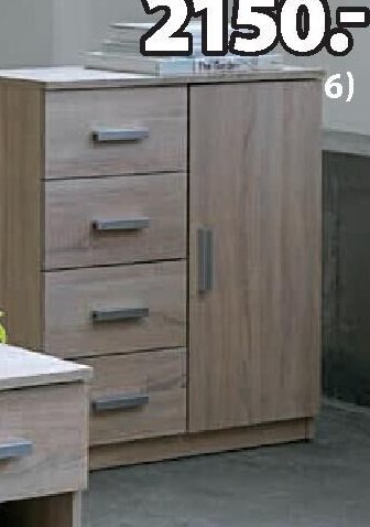Komoda, 4 zásuvky, 1 dveře 6)