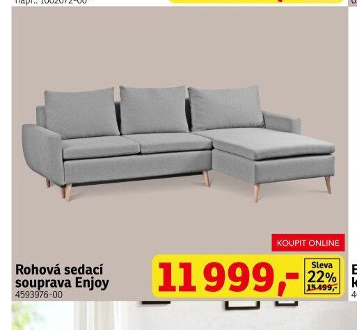 Rohová sedací souprava Enjoy