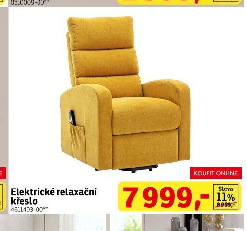 Elektrické relaxační křeslo