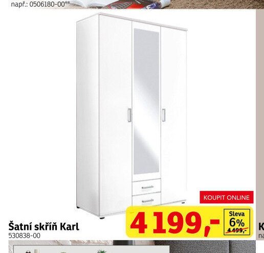 Šatní skříň Karl